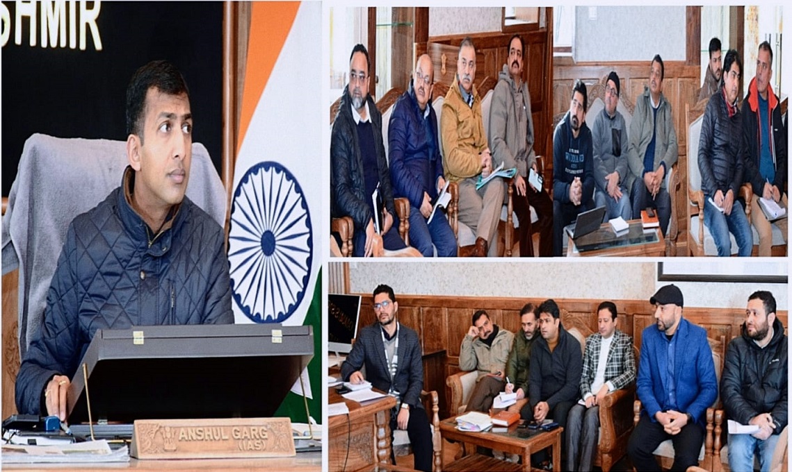Div Com reviews Status of UEED Development Projects in Srinagar | KNO