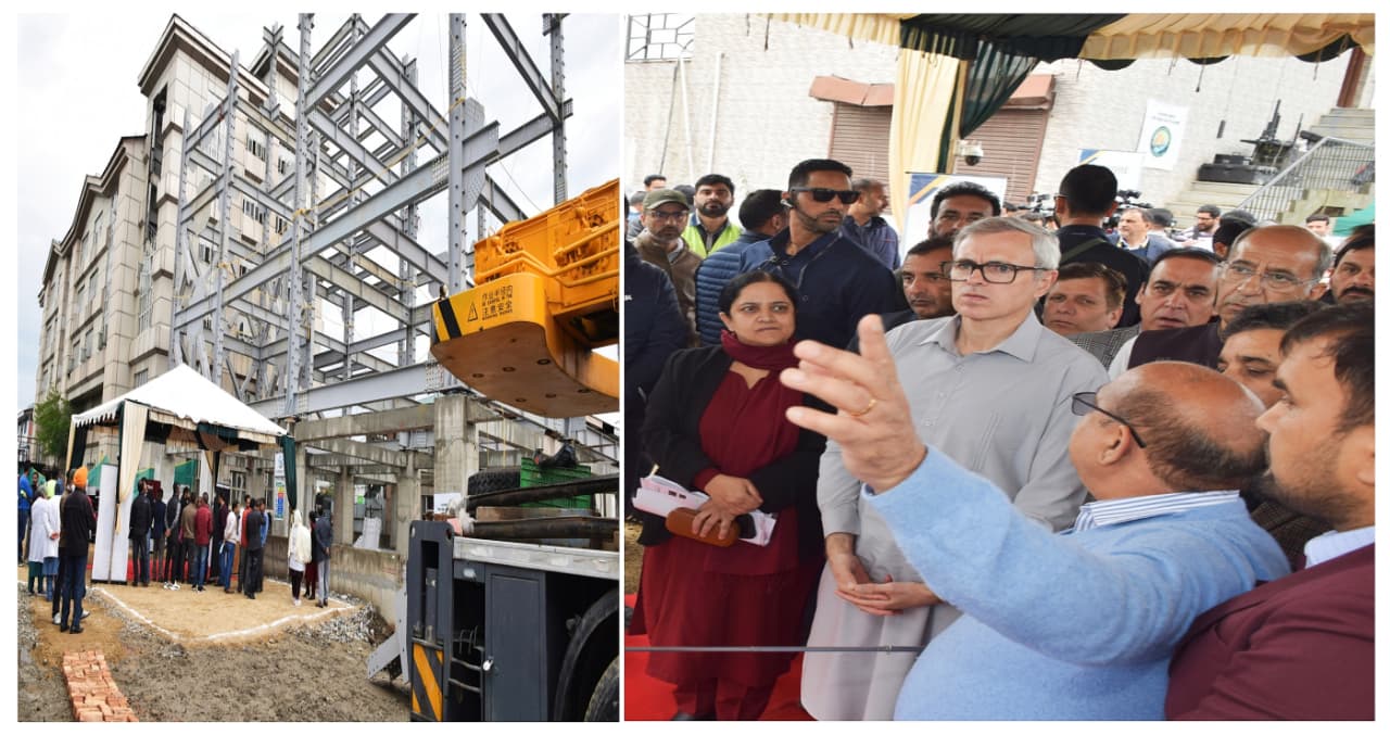 CM Omar reviews progress of work on LD Hospital Extension Block ...