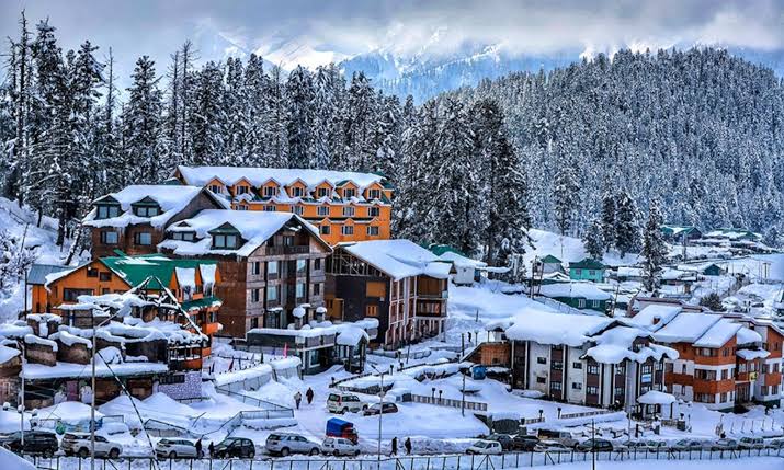 Gulmarg in winter.